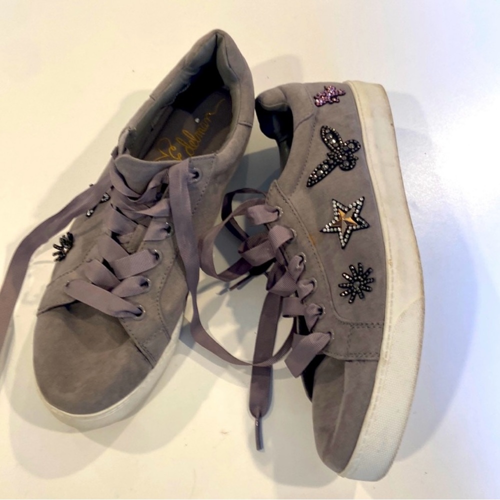 Libby Edelman Suede Embellished Shoes